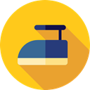 iron, Laundry, ironing, Tools And Utensils, Housework, Furniture And Household Gold icon