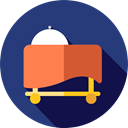 Room Service, Food And Restaurant, Cart, Services, tray, covered, Service, hotel DarkSlateBlue icon