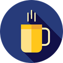 hot drink, Tea Cup, Food And Restaurant, food, Chocolate, mug, coffee cup, Coffee DarkSlateBlue icon