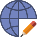 Globe Grid, Seo And Web, signs, Earth Globe, Earth Grid, Wireless Internet, internet, world, Multimedia, interface, worldwide LightSlateGray icon