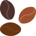 Coffee, drink, food, Beans, drinks, Seeds, Coffee Beans, Food And Restaurant SaddleBrown icon