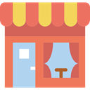 Business, store, buildings, Restaurant, Coffee Shop, Food And Restaurant Coral icon