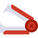 miscellaneous, tool, Tools And Utensils, Office Material, Edit Tools, Stapler Remover Firebrick icon