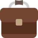 travel, portfolio, Business, Briefcase, Bag, suitcase SaddleBrown icon