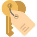 Home, house, Key, security, keyword, real estate, Tools And Utensils, House Key NavajoWhite icon