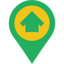 Map Point, Maps And Location, interface, pin, placeholder, signs, map pointer, Map Location MediumSeaGreen icon