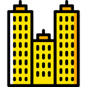 Building, city, town, buildings, skyscraper, real estate, urban, Architectonic Gold icon