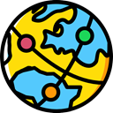 global, Geography, worldwide, Maps And Flags, Planet Earth, Earth Globe, Maps And Location, Seo And Web Gold icon