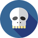 medical, Dead, skull, halloween, dangerous, signs, Poisonous, Healthcare And Medical SteelBlue icon