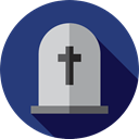 death, tomb, tombstone, halloween, Stone, Cemetery, Rip DarkSlateBlue icon