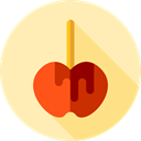 food, Fruit, organic, Dessert, Caramelized Apple, Food And Restaurant Moccasin icon
