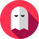Game, play, gaming, pacman, Ghost, playing, halloween, leisure, videogame Crimson icon