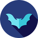 bat, zoo, Animals, Wild Life, Animal Kingdom DarkSlateBlue icon