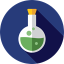 Chemistry, flask, halloween, laboratory, science, education, Tools And Utensils DarkSlateBlue icon