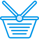 store, Basket, shopping, Purchase, Commerce And Shopping, Seo And Web, Shop, shopping basket, Container DodgerBlue icon