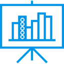 chart, Presentation, Business, statistics, graphic, finances, financial, Seo And Web DodgerBlue icon
