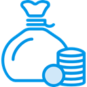 Money, coin, Bag, rich, riches, poor, Commerce And Shopping, Seo And Web DodgerBlue icon