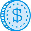 Business, Money, coin, Cash, Dollar, Currency, Commerce And Shopping Lavender icon