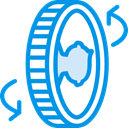 Business, Money, coin, Cash, Currency, Commerce And Shopping DodgerBlue icon
