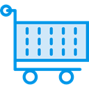 shopping cart, Shop, market, Commerce And Shopping, Cart, shopping, trolley, Full, store Lavender icon