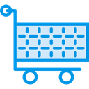 shopping, trolley, shopping cart, Shop, market, Commerce And Shopping, store, Cart DodgerBlue icon