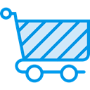 Cart, shopping, trolley, shopping cart, Shop, market, Commerce And Shopping, store DodgerBlue icon