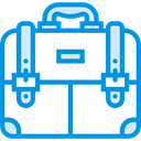 portfolio, Commerce And Shopping, Business, Briefcase, Bag, suitcase DodgerBlue icon
