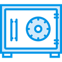 banking, Tools And Utensils, Business, Bank, savings, Safebox, open, security, Commerce And Shopping DodgerBlue icon