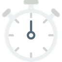 Time And Date, interface, Chronometer, Wait, Tools And Utensils, time, stopwatch, timer WhiteSmoke icon