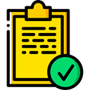 list, interface, tick, Tasks, checking, Sports And Competition Gold icon