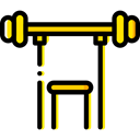 Sports And Competition, dumbbell, weights, Dumbbells, Tools And Utensils, weight, sports, gym Black icon