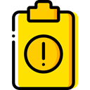 Tasks, checking, Verification, Clipboard, list, Files And Folders Gold icon