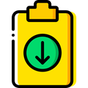 Tools And Utensils, Files And Folders, Clipboard, list, miscellaneous, Tasks, checking, Verification Gold icon