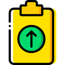 Files And Folders, list, miscellaneous, Tasks, checking, Verification, Tools And Utensils, Clipboard Gold icon