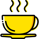 Food And Restaurant, food, Chocolate, mug, coffee cup, hot drink, Tea Cup Gold icon