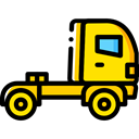 Delivery, transportation, truck, transport, vehicle, Automobile, Delivery Truck, Cargo Truck Black icon