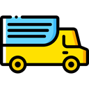 truck, transport, vehicle, Automobile, Delivery Truck, Cargo Truck, Shipping And Delivery, Delivery, transportation Black icon