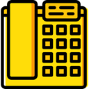 Business And Finance, phone, Call, telephone, technology, Conversation, phone call, Telephone Call Gold icon