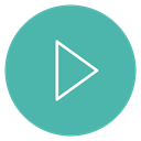 Circle, Content, media, music, play CadetBlue icon