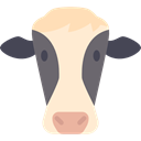 mammal, Farming, cow, milk, Animals, Farm, Animal Black icon