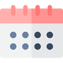 Calendar, time, date, Schedule, Calendars, Time And Date, interface, Administration, Organization WhiteSmoke icon