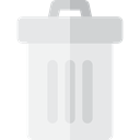 miscellaneous, Trash, interface, Tools And Utensils, Basket, Bin, Garbage, Can Lavender icon
