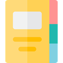 bookmark, Address book, Notebook, Business, Agenda, Business And Finance Khaki icon