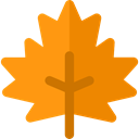 plant, Leaf, nature, halloween, garden, maple leaf, Botanical DarkOrange icon