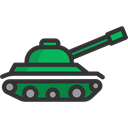 Tank, wars, weapons, Signaling, miscellaneous, weapon, canon, war, Tanks Black icon