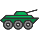 miscellaneous, wars, weapons, Tanks, weapon, canon, war, Tank Black icon