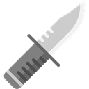 miscellaneous, war, Knife, Military, weapons Black icon