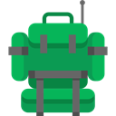 luggage, baggage, Bags, miscellaneous, education, travel, Backpack SeaGreen icon