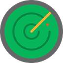 radar, place, Area, technology, electronics, Positional SeaGreen icon