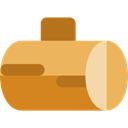 wood, nature, Construction And Tools, miscellaneous, Log, wooden SandyBrown icon